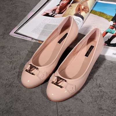 LV Shallow mouth flat shoes Women--001